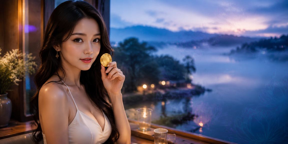 Người dùng xem thể thao trực tuyến tại quán cà phê Đà Lạt với khung cảnh thơ mộng