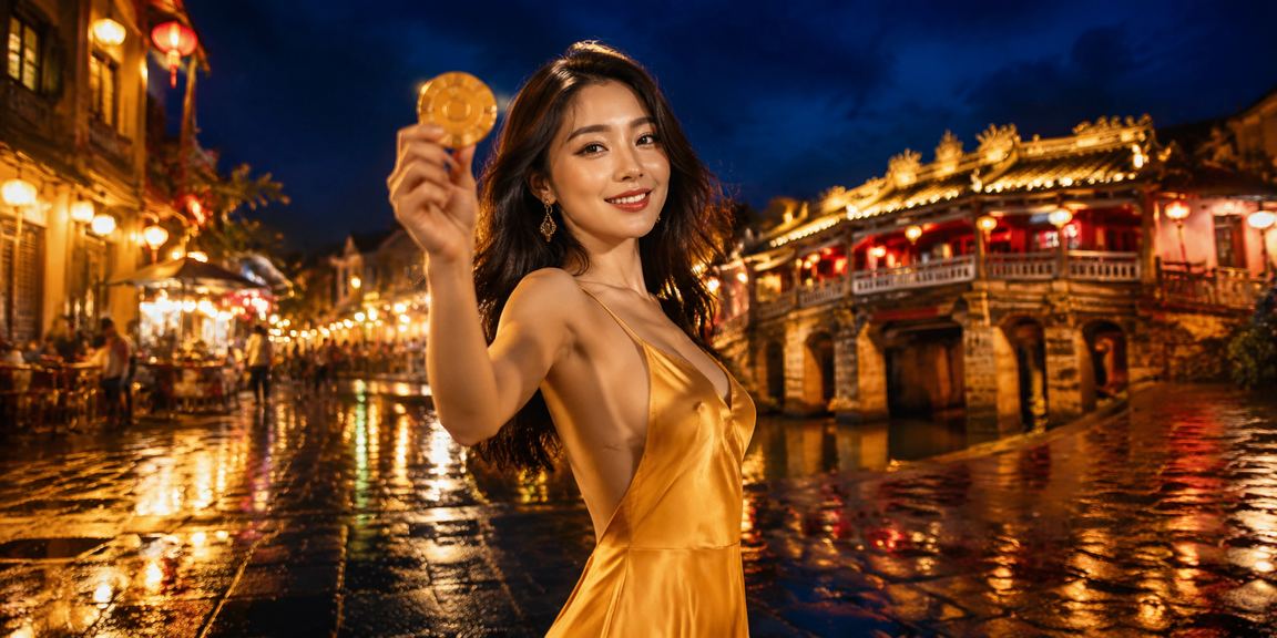Không khí sôi động của thị trường đêm Hội An — biểu tượng cho trải nghiệm giải trí sống động tại Việt Nam